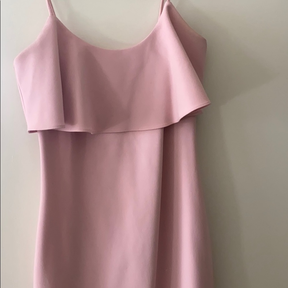 Bubblegum pink midi dress with cutout